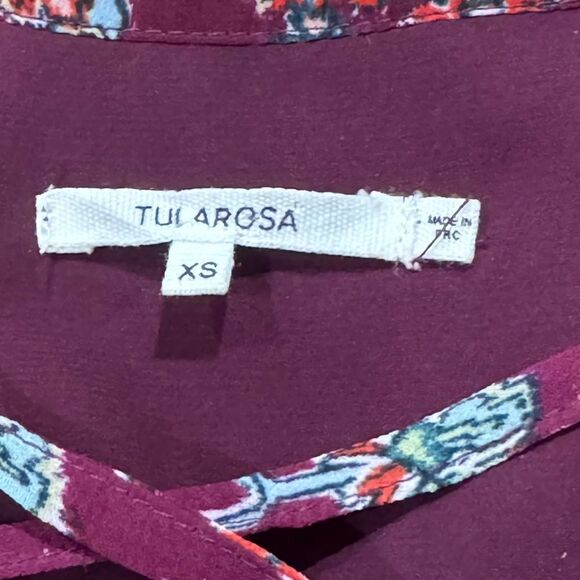 Tularosa Floral Lace Up Dress Women’s XS - Picture 4 of 5